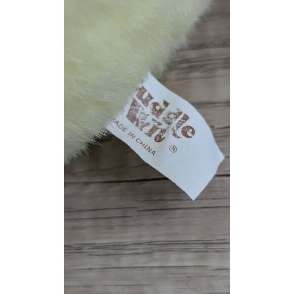 Vintage Cuddle wit duck 11" with 6" small duck set of 2 yellow orange - Picture 9 of 11